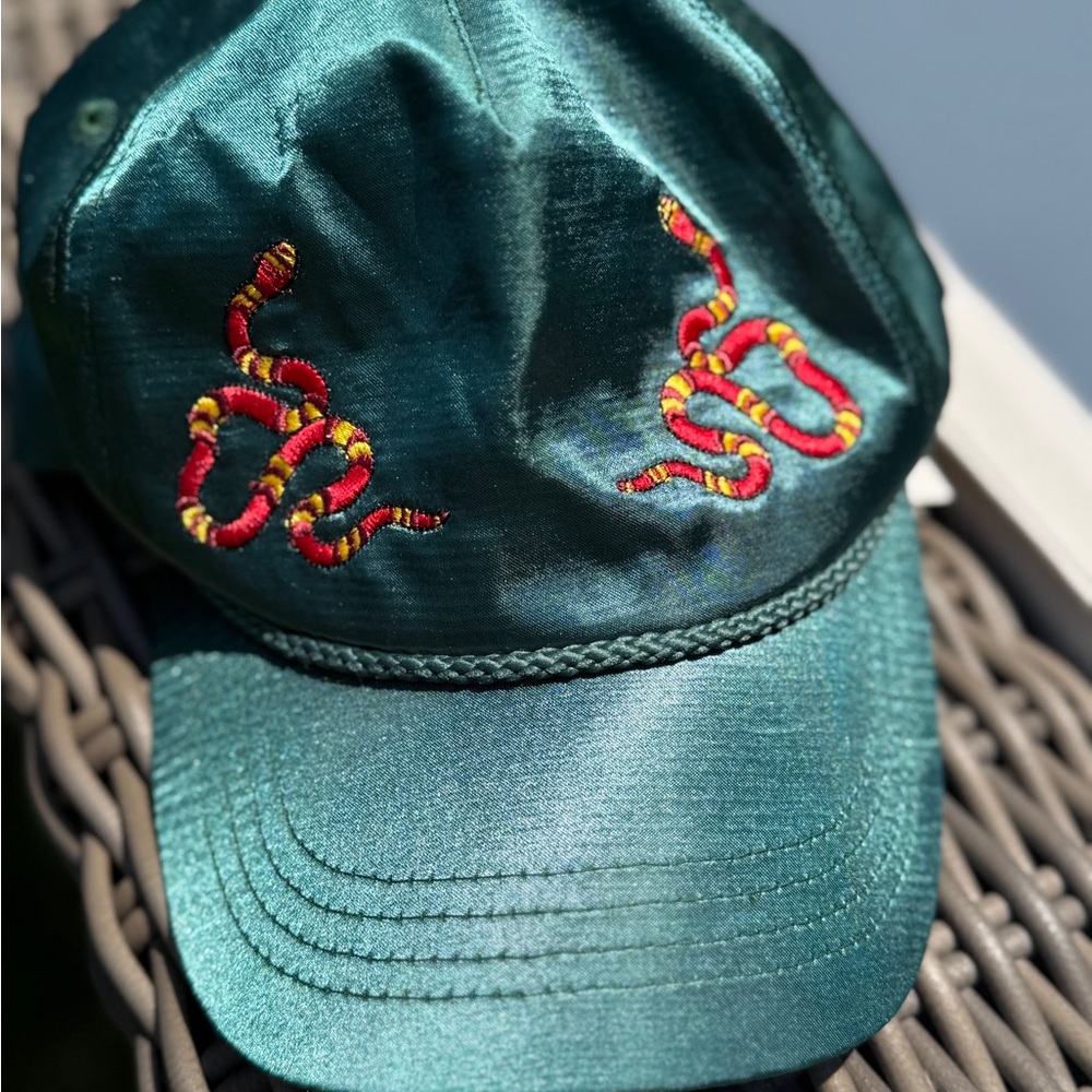 EPTM Embroidered Snake Women's Cap - Teal
